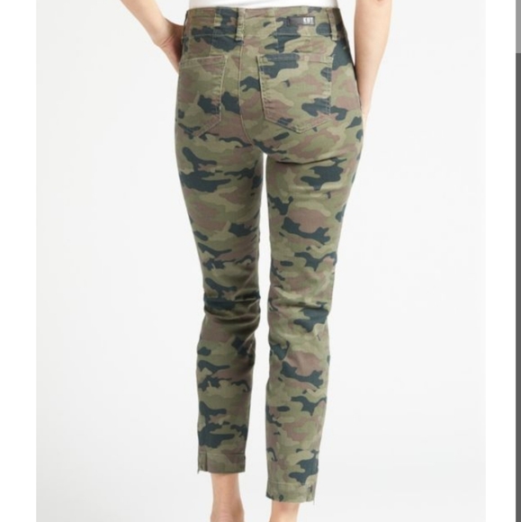 Kut From the kloth Reese ankle straight Leg camo size 6 - Picture 2 of 4